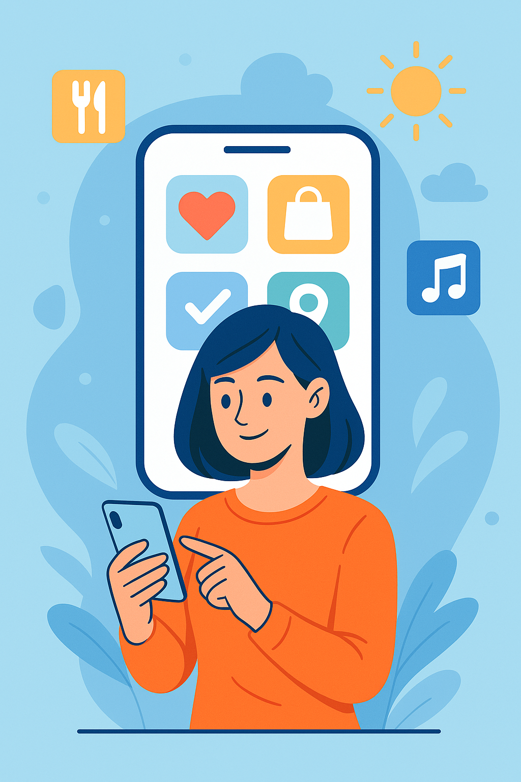 App Lifestyle Illustration